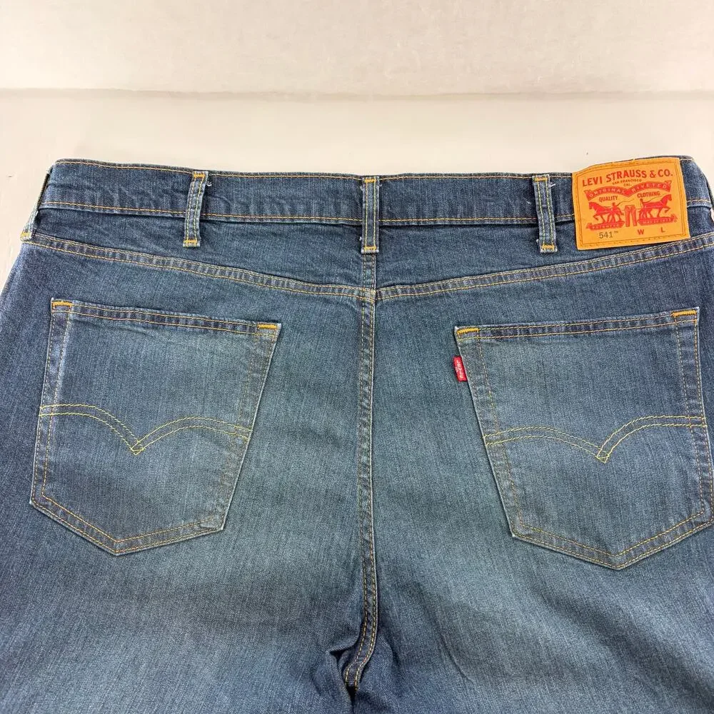 Levi's 541 Athletic Fit Dark Wash Jeans W44 L29 🖤